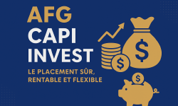 Featured image of post AFG Capi Invest – Le placement sûr, rentable et flexible