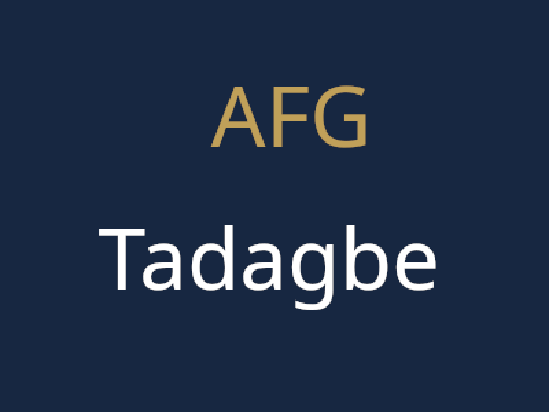 Featured image of post AFG TADAGBE – L’épargne qui peut changer votre vie à tout moment